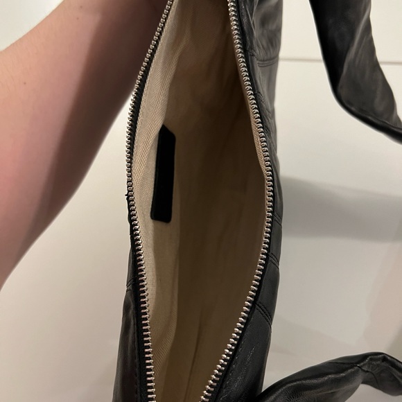*SOLD* Lemaire Small Croissant Bag in Black - Picture 7 of 9